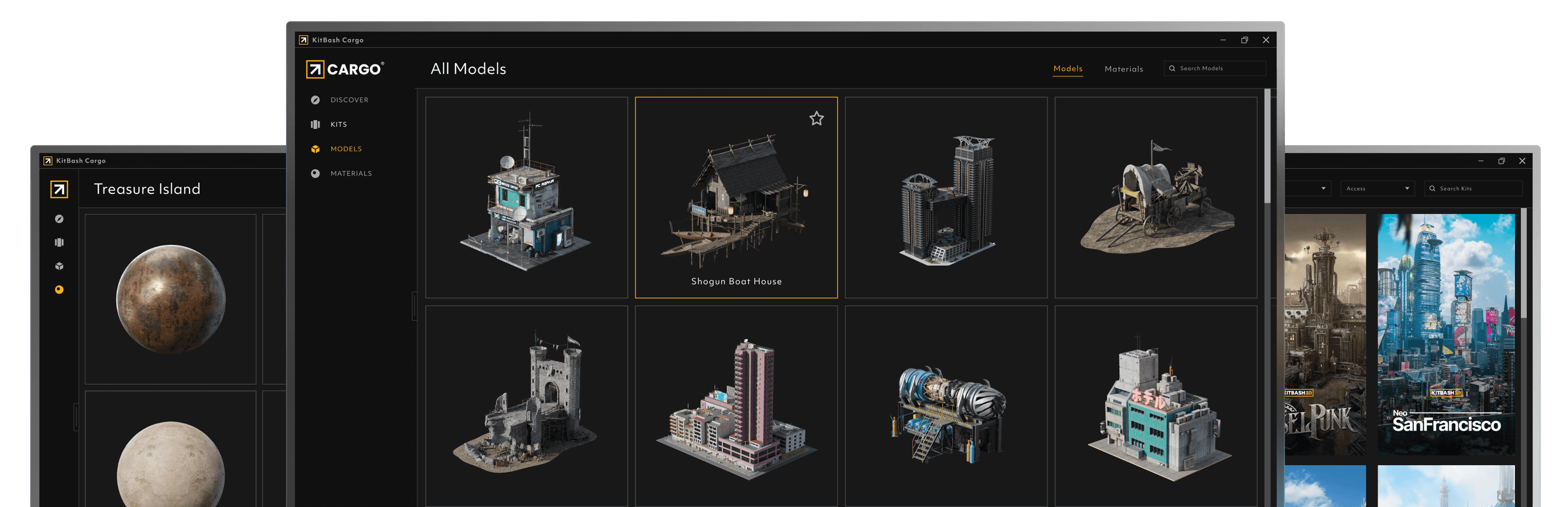 Cargo by KitBash3D | Free 3D Asset Manager for Blender, Unreal Engine 5 ...